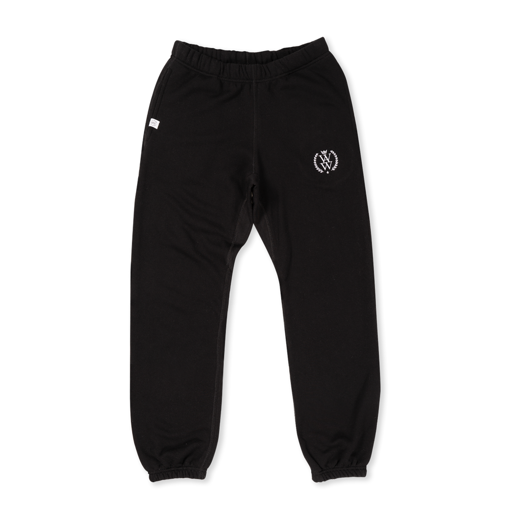 Crest Joggers Black – We Are Warriors